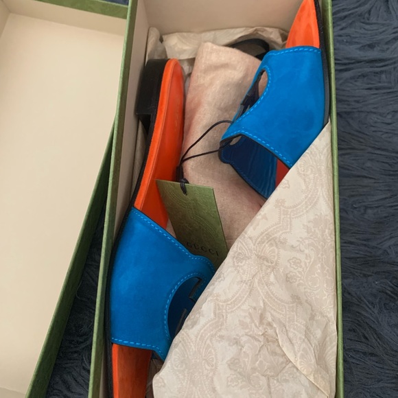 NWT Gucci women’s interlocking G cutout sandals - Picture 8 of 14